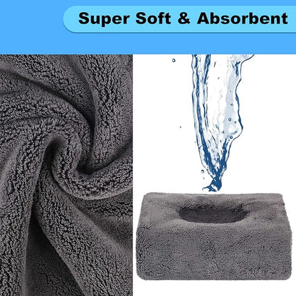 AUTODECO Collapsible Sink 2 Pack with Handle Towel, 2.37 Gal / 9L Foldable Wash Basin for Washing Dishes, Camping, Hiking and Home
