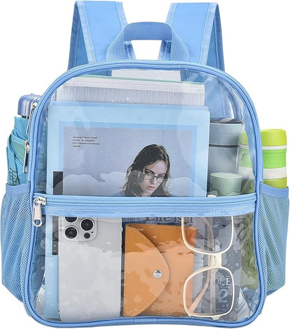 USPECLARE Clear Backpack for Stadium Approved 12×6×12, Water proof Clear Bag for Stadium Events and Concert Work Sport Event