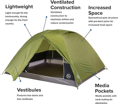 Big Agnes Blacktail & Blacktail Backpacking and Camping Tent