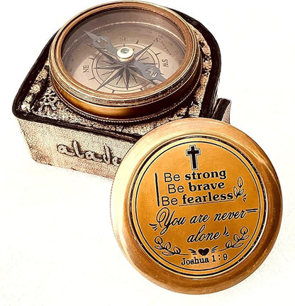 Inspirational Gift Compass - God My Lord Guide Me - Uplifting Baptism Gift, Graduation Gift, Birthday, Confirmation Gift for Men Women Boys Girls Teenage Kids