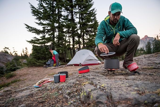 MSR WhisperLite Universal Compact Hybrid Fuel Camping and Backpacking Stove