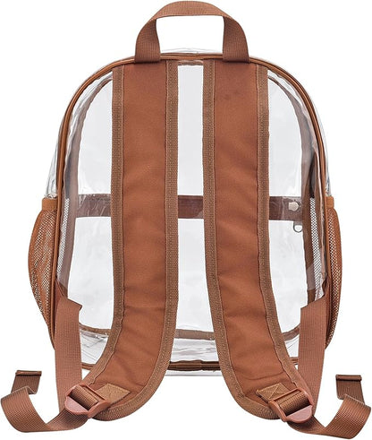 USPECLARE Clear Backpack for Stadium Approved 12×6×12, Water proof Clear Bag for Stadium Events and Concert Work Sport Event