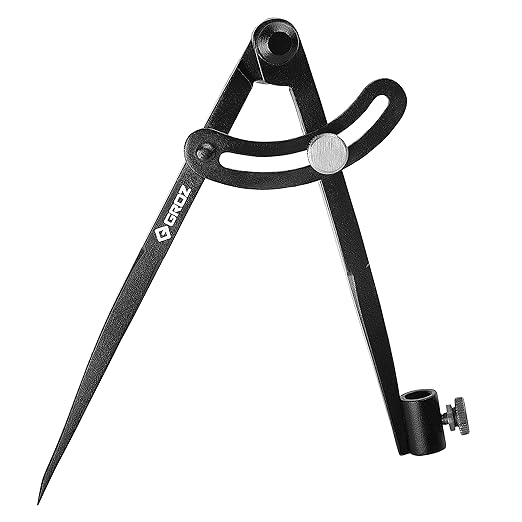 Groz 01551 8" Wing Compass, powder coated finish