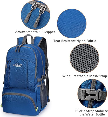 G4Free 40L Lightweight Packable Hiking Backpack, Waterproof Travel Daypack