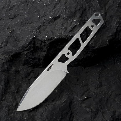 G043 Fixed Blade Knife 3.62'' 9cr18mov steel Blade,4.17'' G10 handle Field Utility Knife with Kydex Sheath for Outdoor Camping Hiking