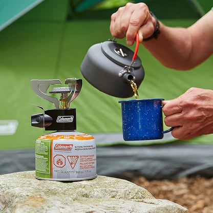 Coleman Classic 1-Burner Backpacking Stove, Portable Lightweight Camp Stove with Adjustable Burner & Pressure Control, 10,000 BTUs of Power for Camping, Backpacking, Tailgating, & More