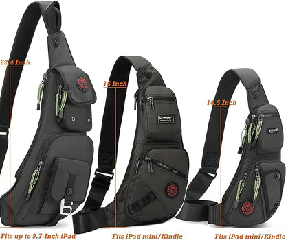NICGID Sling Bag Chest Shoulder Backpack Crossbody Bags Casual Daypack for Men Women