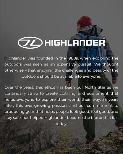 Highlander Sleephaven XL Adult Wide Tall Lightweight 2 Season Sleeping Bag Curved Pod Design - Perfect for Camping, Hiking and Backpacking