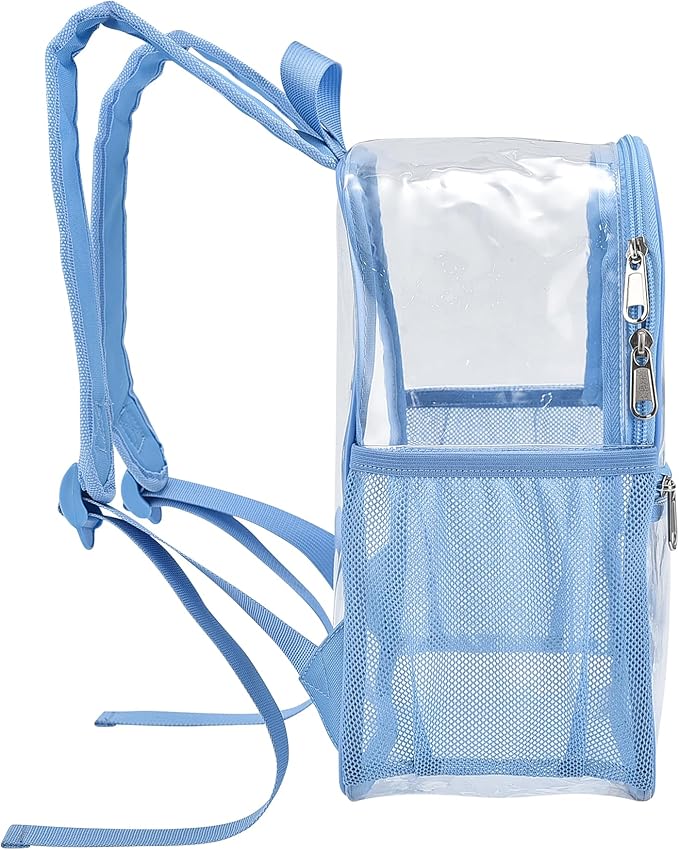 USPECLARE Clear Backpack for Stadium Approved 12×6×12, Water proof Clear Bag for Stadium Events and Concert Work Sport Event