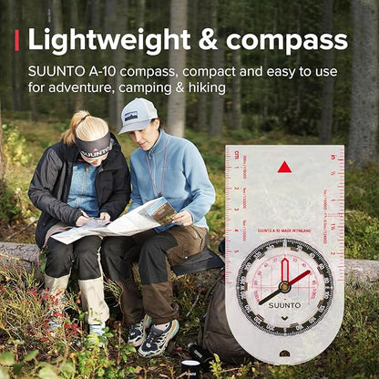 SUUNTO A-10 Compass: Compact, simple to use recreational hiking compass