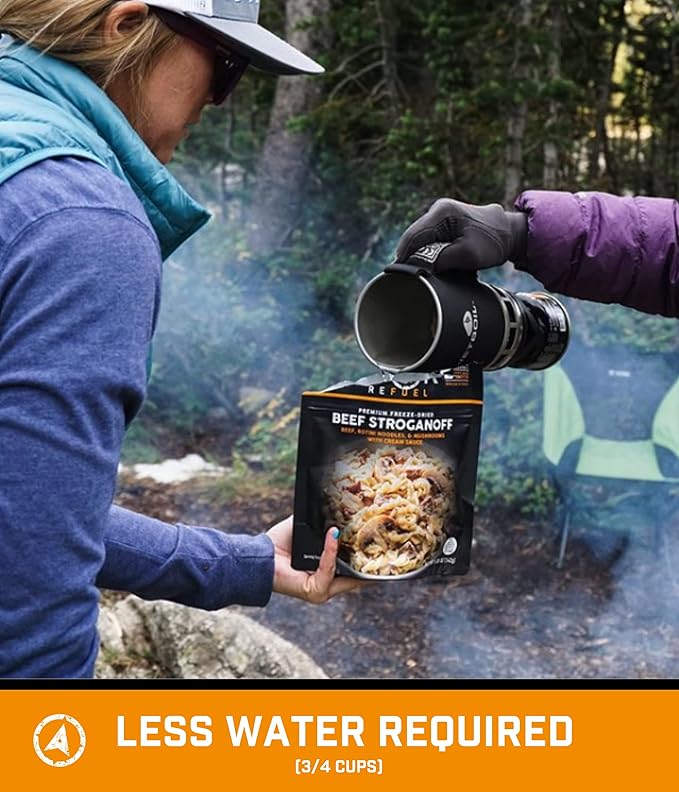 Peak Refuel Backcountry 2.0 Pack | Freeze Dried Backpacking and Camping Food | Amazing Taste | High Protein | Real Meat | Quick Prep Meals