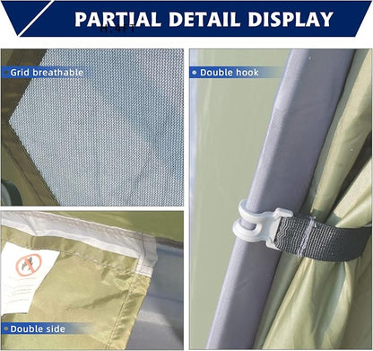 7.2 × 4 × 4 Feet Single Backpack Tent, Waterproof Camping and Hiking Tent can be Used by One Person, Light and Durable