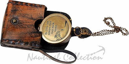 NAUTICAL COLLECTION “So You Can Always Find Your Way Back Home” Quote Engraved Compass | Unique Gifts for Son, Father, Love, Partner, Spouse, Fiancé.-Steampunk Accessory-Beautiful Handmade Gift