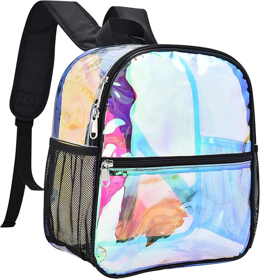 USPECLARE Clear Backpack for Stadium Approved 12×6×12, Water proof Clear Bag for Stadium Events and Concert Work Sport Event