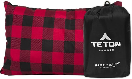 TETON Sports Camp Pillow; Great for Travel, Camping and Backpacking; Washable