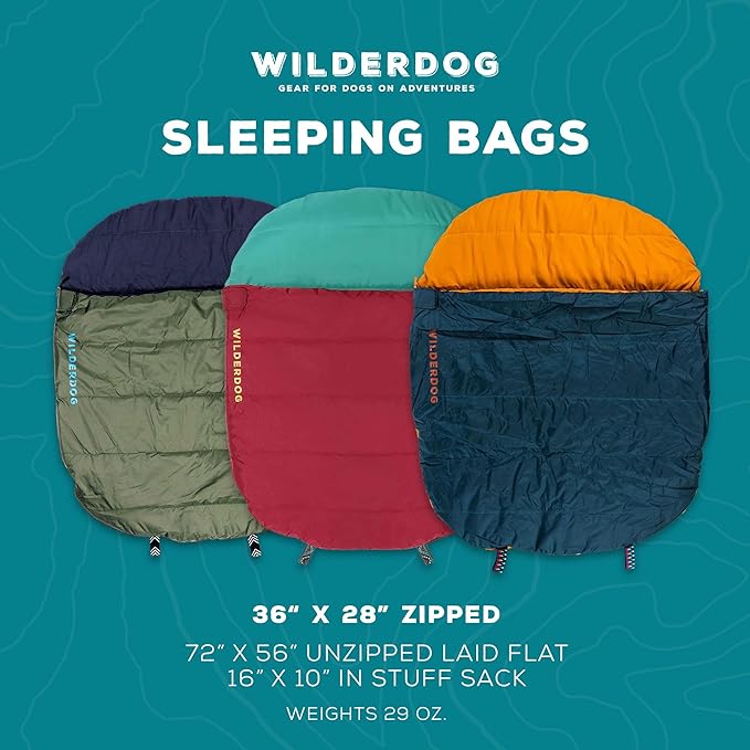 Wilderdog Dog Sleeping Bag - 36in x 28in