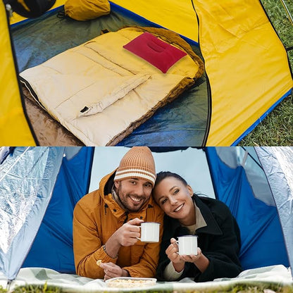 PATIKIL Inflatable Pillow, 3 Pack Ultralight Camping Travel Pillow Desk Rest Neck Support for Hiking Backpacking Office, Dark Blue
