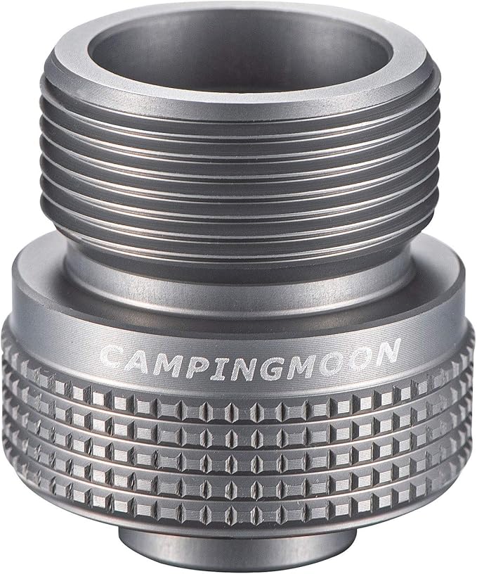 CAMPINGMOON Camping Grill Propane Gas Stove Adapter, Input: EN417 Lindal Valve Canister, Output: Propane Gas Stove Z20
