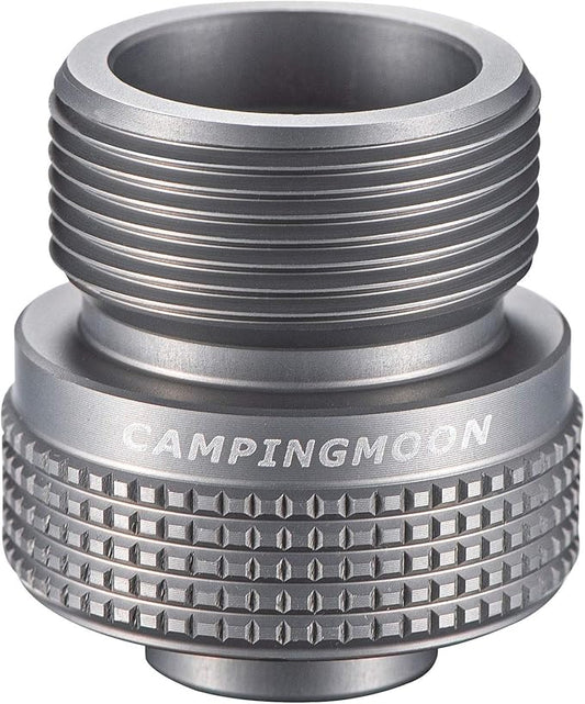 CAMPINGMOON Camping Grill Propane Gas Stove Adapter, Input: EN417 Lindal Valve Canister, Output: Propane Gas Stove Z20