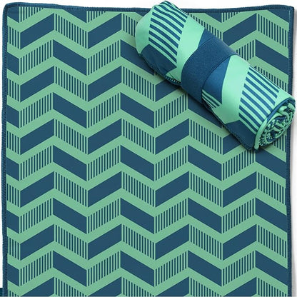 Acteon Large Microfiber Beach Towel, 64" x 30" Quick Dry Odor-Free Technology, Men & Women Fast Drying Absorbent Swim Towels for Swimmers, Sand, Pool, Travel, Hiking, Gym, Camping, Bath