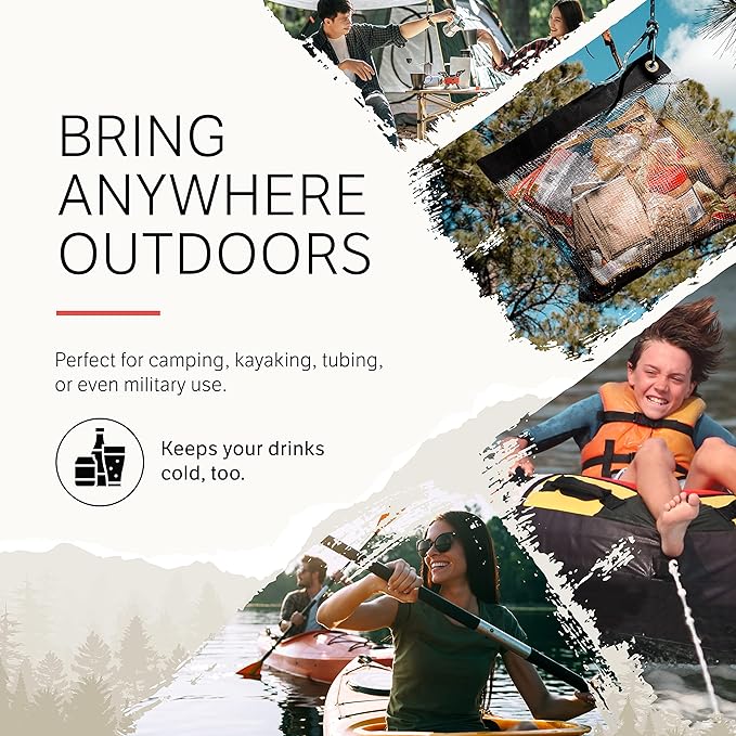 Bear Bags for Food Backpacking - Bear Sack Rodent Proof Food Storage Container - Ultralight Backpacking and Camping Food and Gear Storage Hanging Mesh Bag