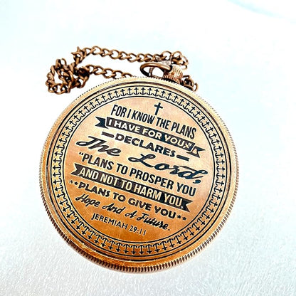 Religious Gifts for Men Engraved Compass for I Know The Plans -God, Camping Compass Christian Gifts Catholic Boys Girls Baptism Communion Inspirational Graduation Gifts