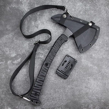 Storm Tactical Tomahawk - Multi-Tool Hammer Head Survival Axe with Hammer - Tactical Gear with Included K-Sheath and Straps (White)