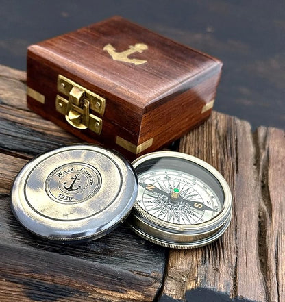 Compass with Box - Let Your Light Shine – First Communion Gifts for Boys & Confirmation Gifts for Teenage Boys | Baptism Gifts, Christian Catholic Gifts for Men | Inspirational Graduation Keepsakes