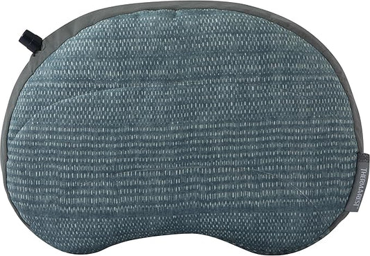Therm-a-Rest Airhead Camping and Travel Pillow, Large-12 x 18 Inches, Blue Woven