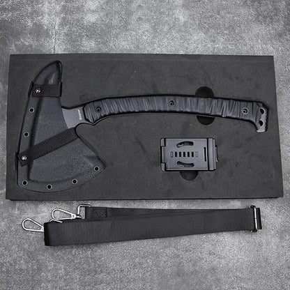 Storm Tactical Tomahawk - Multi-Tool Hammer Head Survival Axe with Hammer - Tactical Gear with Included K-Sheath and Straps (White)