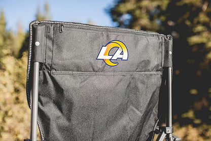 PICNIC TIME NFL Outlander Folding Camping Cooler, Heavy Duty Beach Chair