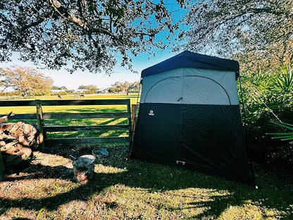 Nice C Camping Shower Tent, Instant Pop Up Changing Tent, Privacy Tent, Outdoor Shower Enclosure, Toilet Tent, Oversize (2 Room)