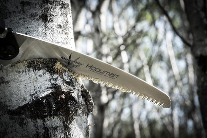 Hooyman MegaBite Handsaw and Hunter’s Combo Bone Saw with Heavy Duty Construction, High Carbon Steel Blade, Impulse Hardened Teeth, and Ergonomic Over-Molded Handle for Camping, Hunting, and Outdoors
