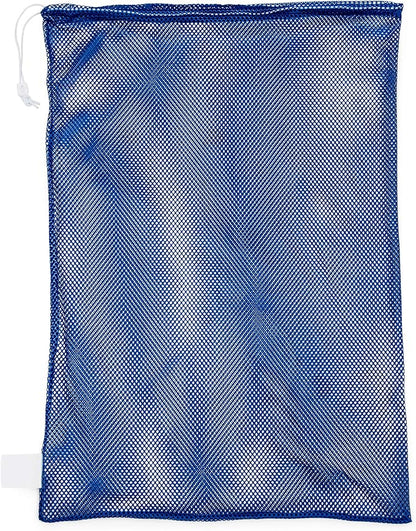 Champion Sports Mesh Equipment Bag – Heavy-Duty Nylon Drawstring Bag with Lock & ID Tag, Breathable Storage Sack for Balls, Swim Gear, Laundry & Toys, Multiple Sizes & Colors