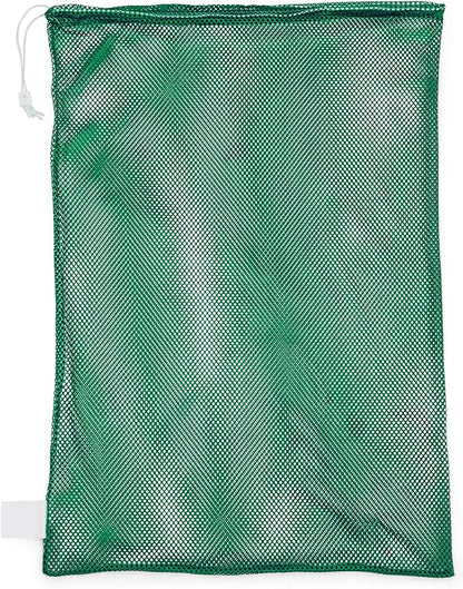 Champion Sports Mesh Equipment Bag – Heavy-Duty Nylon Drawstring Bag with Lock & ID Tag, Breathable Storage Sack for Balls, Swim Gear, Laundry & Toys, Multiple Sizes & Colors